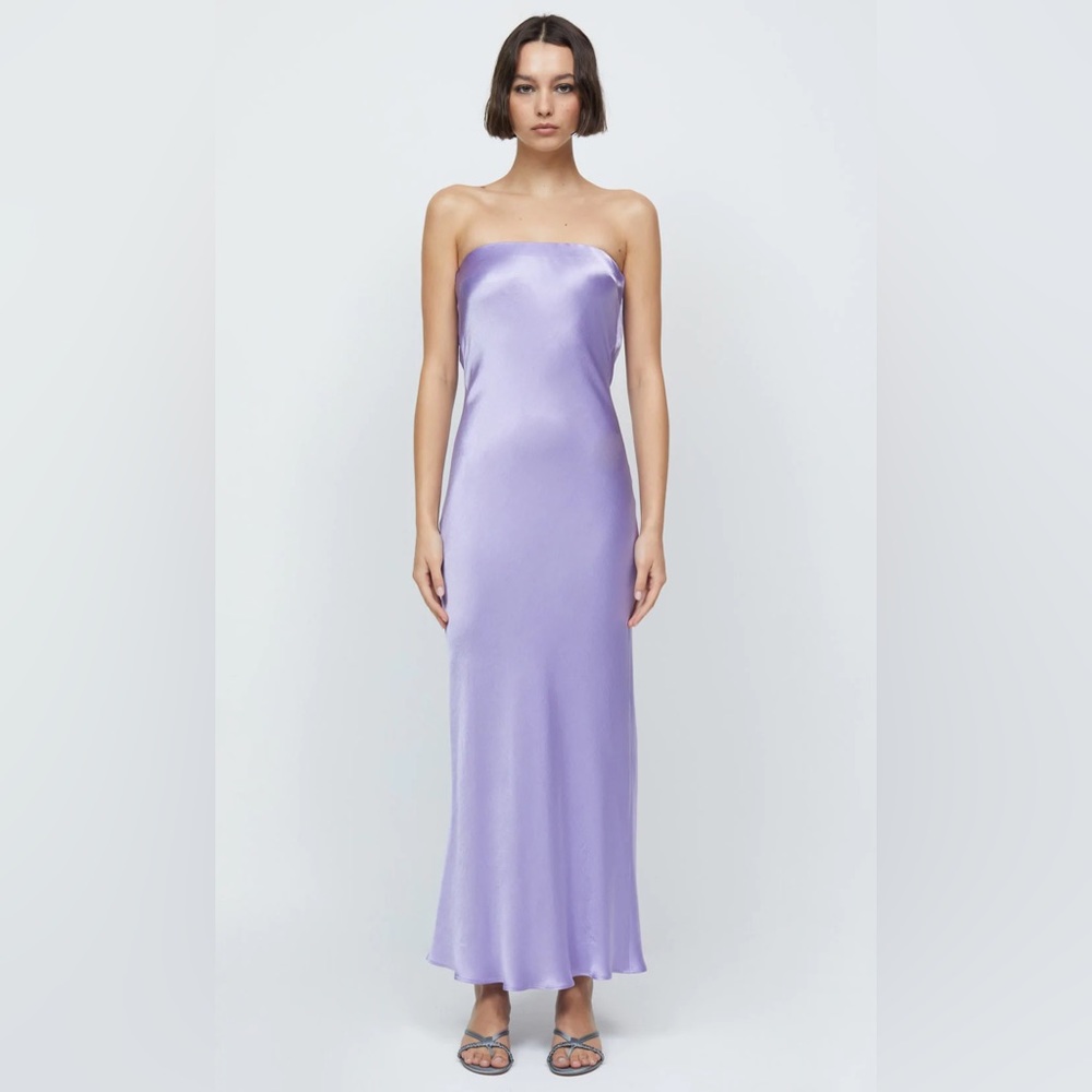 *NWT* BEC + BRIDGE moon dance strapless dress in Lilac